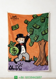 Hermes Throw Blankets